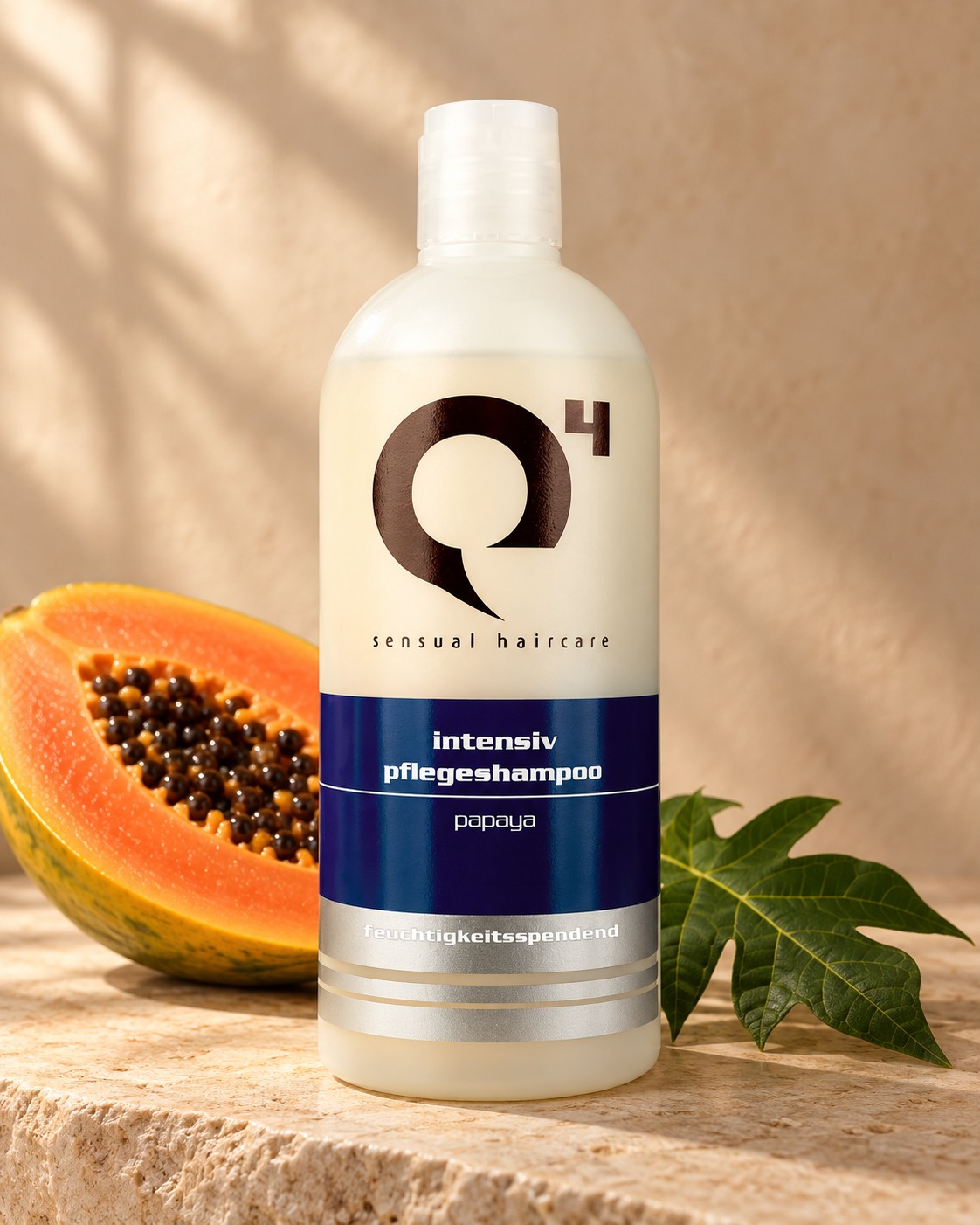 Q4 Intensiv-Pflegeshampoo Papaya